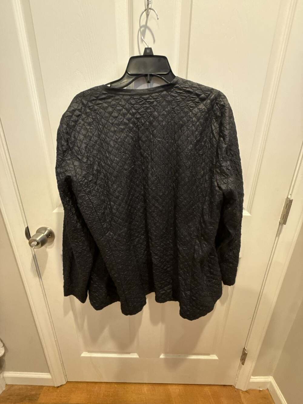 Eileen Fisher Quilted Diamond Tussah Silk Jacket 1X - Picture 6 of 6